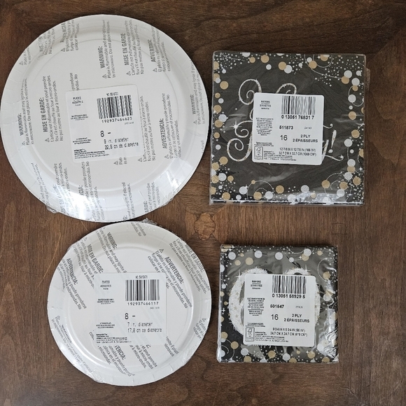 60th Party Decorations Plates Napkins Bday Celebration Decor Happy Birthday 60 - Picture 9 of 10